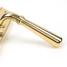Load image into Gallery viewer, 46529 Polished Brass Newbury Slimline Lever Espag. Lock Set