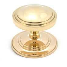 Load image into Gallery viewer, 46553 Polished Brass Art Deco Centre Door Knob