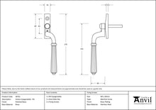 Load image into Gallery viewer, 46701 Polished Brass Hinton Espag - RH