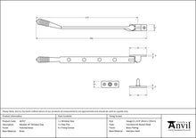 Load image into Gallery viewer, 46707 Polished Brass 10" Reeded Stay