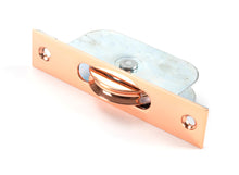 Load image into Gallery viewer, 47074 Polished Bronze Square Ended Sash Pulley 75kg