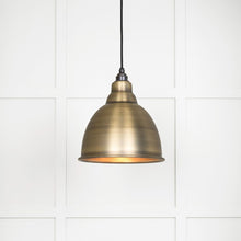 Load image into Gallery viewer, 49497 Aged Brass Brindley Pendant