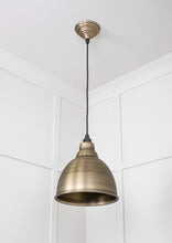 Load image into Gallery viewer, 49497 Aged Brass Brindley Pendant