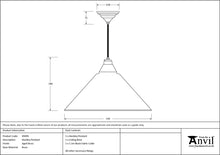 Load image into Gallery viewer, 49499 Aged Brass Hockley Pendant