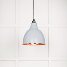 Load image into Gallery viewer, 49500BI Hammered Copper Brindley Pendant in Birch