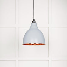 Load image into Gallery viewer, 49500BI Hammered Copper Brindley Pendant in Birch