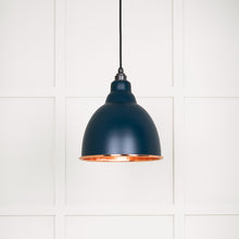 Load image into Gallery viewer, 49500DU Hammered Copper Brindley Pendant in Dusk