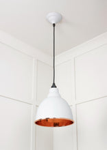 Load image into Gallery viewer, 49500F Hammered Copper Brindley Pendant in Flock