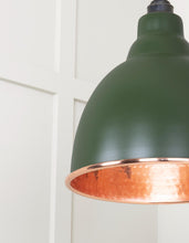 Load image into Gallery viewer, 49500H Hammered Copper Brindley Pendant in Heath