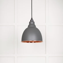 Load image into Gallery viewer, 49500SBL Smooth Copper Brindley Pendant in Bluff