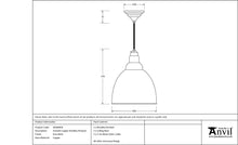 Load image into Gallery viewer, 49500SEB Smooth Copper Brindley Pendant in Elan Black