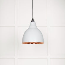 Load image into Gallery viewer, 49500SF Smooth Copper Brindley Pendant in Flock