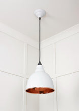 Load image into Gallery viewer, 49500SF Smooth Copper Brindley Pendant in Flock