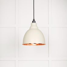 Load image into Gallery viewer, 49500TE Hammered Copper Brindley Pendant in Teasel