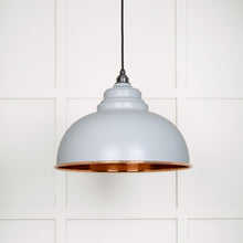 Load image into Gallery viewer, 49501BI Hammered Copper Harborne Pendant in Birch