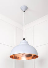 Load image into Gallery viewer, 49501BI Hammered Copper Harborne Pendant in Birch