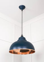 Load image into Gallery viewer, 49501DU Hammered Copper Harborne Pendant in Dusk