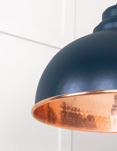 Load image into Gallery viewer, 49501DU Hammered Copper Harborne Pendant in Dusk