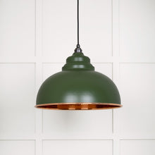 Load image into Gallery viewer, 49501H Hammered Copper Harborne Pendant in Heath