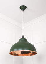 Load image into Gallery viewer, 49501H Hammered Copper Harborne Pendant in Heath