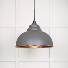 Load image into Gallery viewer, 49501SBL Smooth Copper Harborne Pendant in Bluff