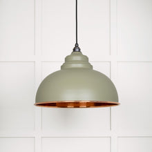 Load image into Gallery viewer, 49501TU Hammered Copper Harborne Pendant in Tump