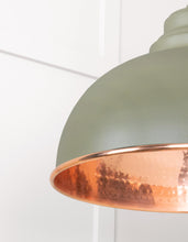 Load image into Gallery viewer, 49501TU Hammered Copper Harborne Pendant in Tump