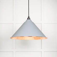 Load image into Gallery viewer, 49503BI Hammered Copper Hockley Pendant in Birch