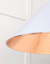 Load image into Gallery viewer, 49503BI Hammered Copper Hockley Pendant in Birch