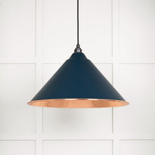 Load image into Gallery viewer, 49503DU Hammered Copper Hockley Pendant in Dusk