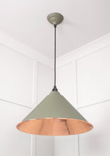 Load image into Gallery viewer, 49503TU Hammered Copper Hockley Pendant in Tump