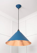 Load image into Gallery viewer, 49503U Hammered Copper Hockley Pendant in Upstream