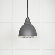Load image into Gallery viewer, 49504BL Smooth Nickel Brindley Pendant in Bluff