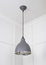 Load image into Gallery viewer, 49504BL Smooth Nickel Brindley Pendant in Bluff