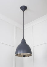 Load image into Gallery viewer, 49504SL Smooth Nickel Brindley Pendant in Slate