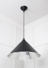 Load image into Gallery viewer, 49506EB Smooth Nickel Hockley Pendant in Elan Black