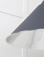 Load image into Gallery viewer, 49506SL Smooth Nickel Hockley Pendant in Slate