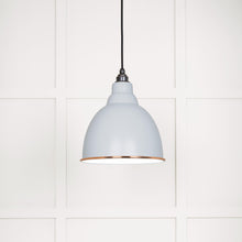 Load image into Gallery viewer, 49507BI White Gloss Brindley Pendant in Birch