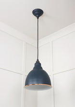 Load image into Gallery viewer, 49507SO White Gloss Brindley Pendant in Soot