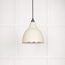 Load image into Gallery viewer, 49507TE White Gloss Brindley Pendant in Teasel