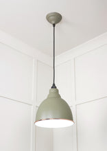 Load image into Gallery viewer, 49507TU White Gloss Brindley Pendant in Tump