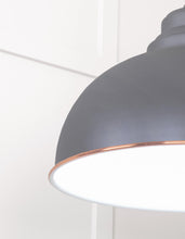 Load image into Gallery viewer, 49508BL White Gloss Harborne Pendant in Bluff
