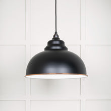 Load image into Gallery viewer, 49508EB White Gloss Harborne Pendant in Elan Black