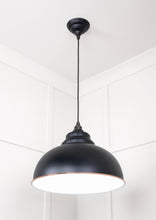 Load image into Gallery viewer, 49508EB White Gloss Harborne Pendant in Elan Black