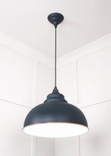 Load image into Gallery viewer, 49508SO White Gloss Harborne Pendant in Soot