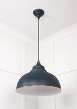 Load image into Gallery viewer, 49508SO White Gloss Harborne Pendant in Soot