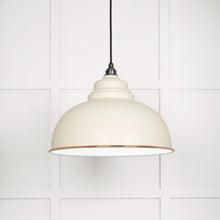 Load image into Gallery viewer, 49508TE White Gloss Harborne Pendant in Teasel