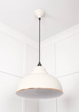 Load image into Gallery viewer, 49508TE White Gloss Harborne Pendant in Teasel