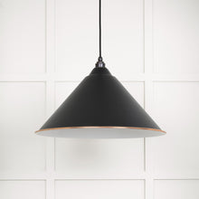 Load image into Gallery viewer, 49510EB White Gloss Hockley Pendant in Elan Black