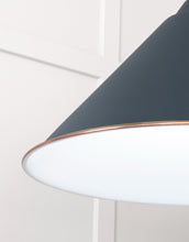 Load image into Gallery viewer, 49510SO White Gloss Hockley Pendant in Soot